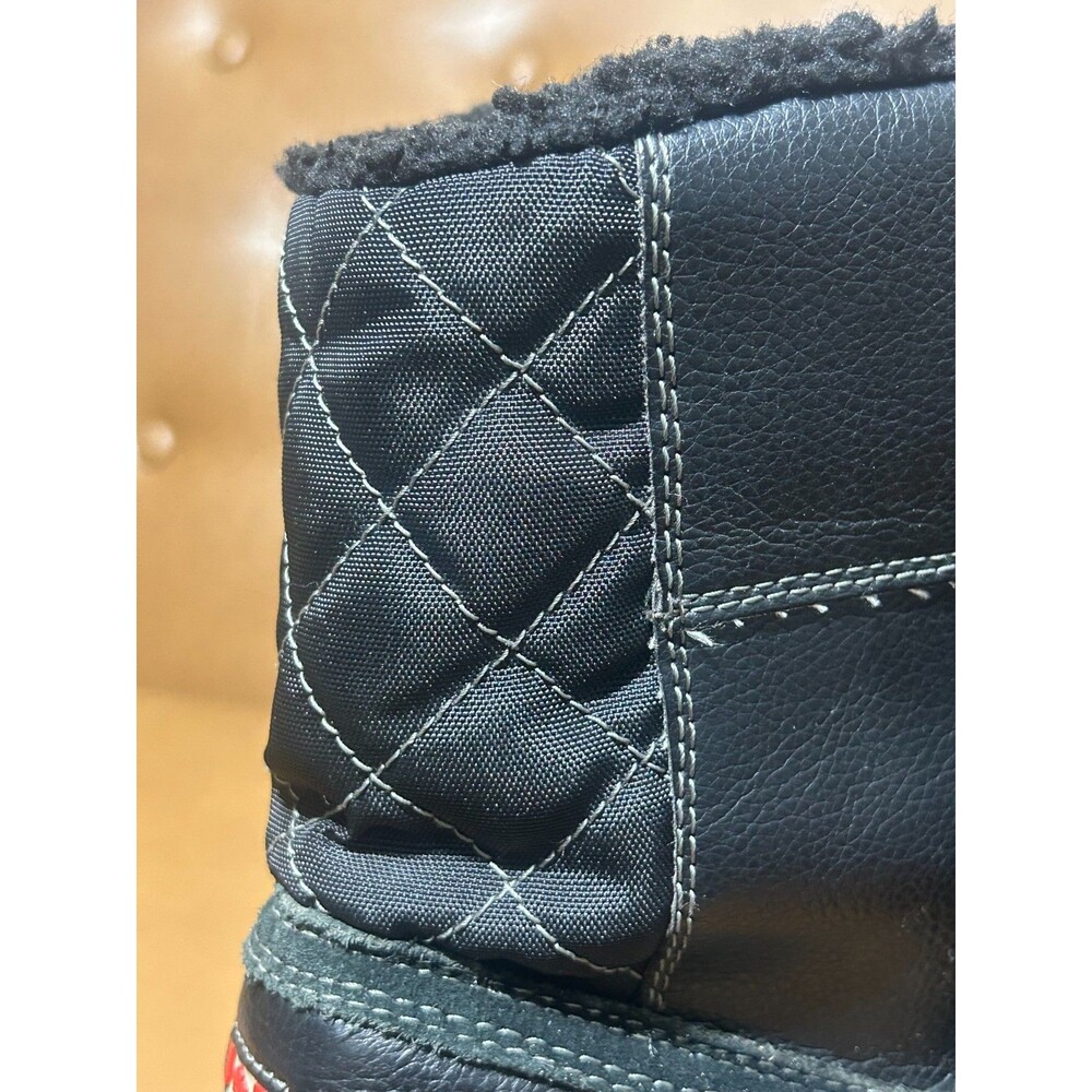 Pajar Canada Snow Boots Mens US 11-11.5 Black Leather Moose Grip Low Waterproof‎ - Picture 11 of 16